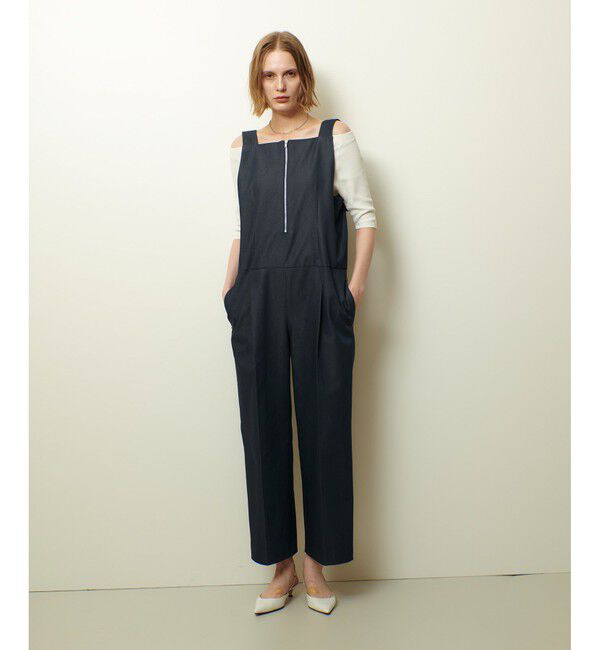 allureville「リジッドデニムライクオールインワン」|オールインワン|