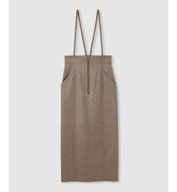 allureville「シックツィードツイルサロペスカート」|スカート|