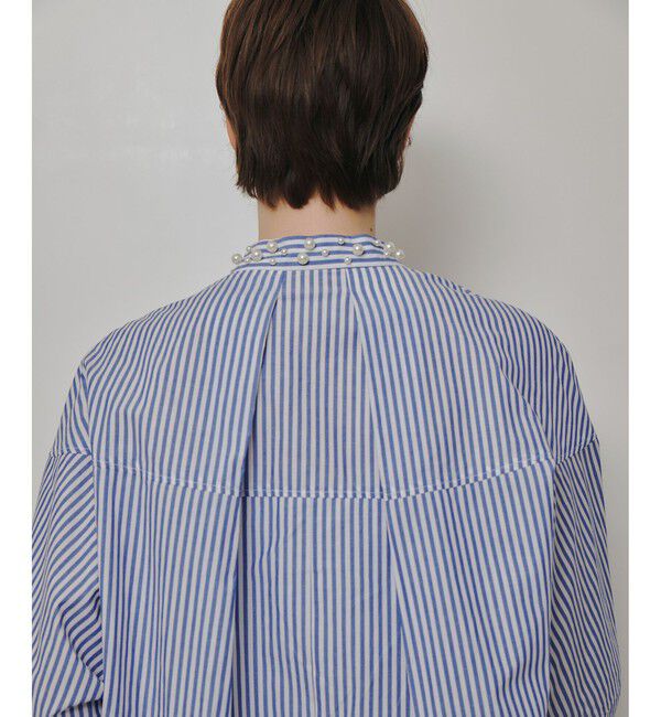 allureville「パールカラーロンストコクーンブラウス」|シャツ・ブラウス|