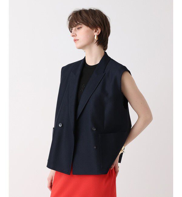 allureville「エコカラミボックスジレ」|その他|ネイビー