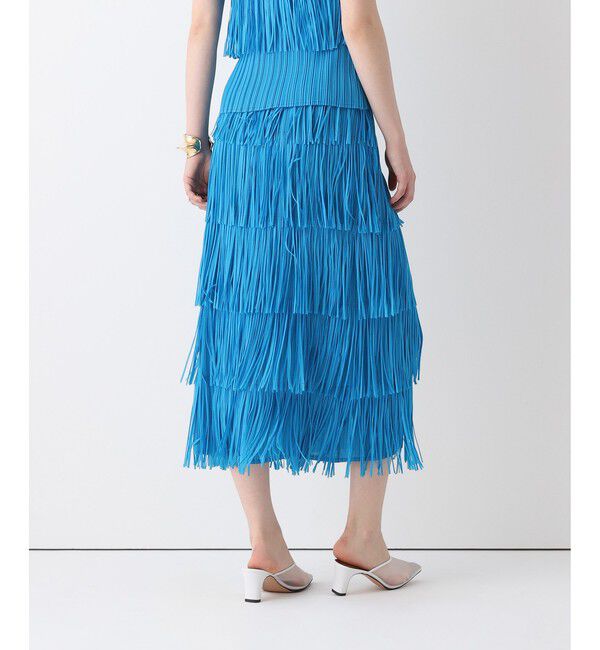 allureville「プリーツフリンジスカート」|スカート|