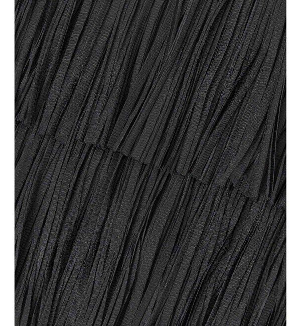 allureville「プリーツフリンジスカート」|スカート|