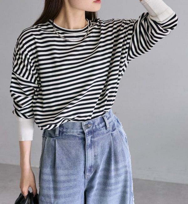  「【リバイバル】万能レイヤードカットソー」|Tシャツ・カットソー|