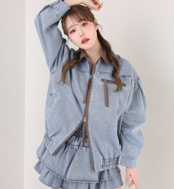  「【REVIVAL】WEB限定/セットアップ対応/ティアードミニスカート」|スカート|