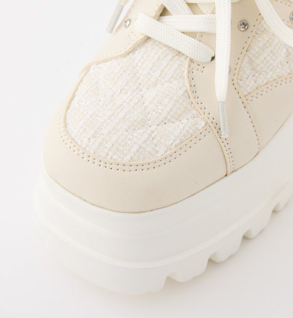  「ビジュー付きトリプルソールスニーカー」|その他|