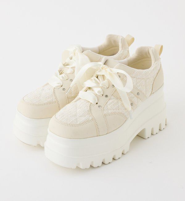  「ビジュー付きトリプルソールスニーカー」|その他|