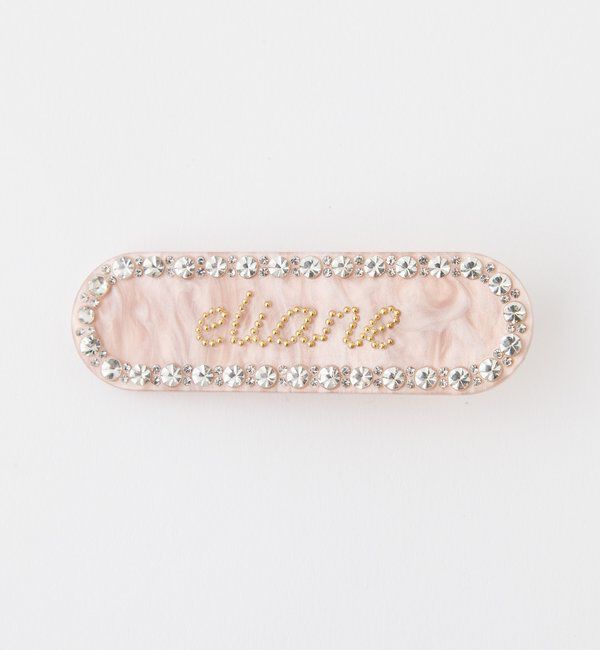  「【Eliane Collection】ロゴラインストーンピン」|その他|ピンク