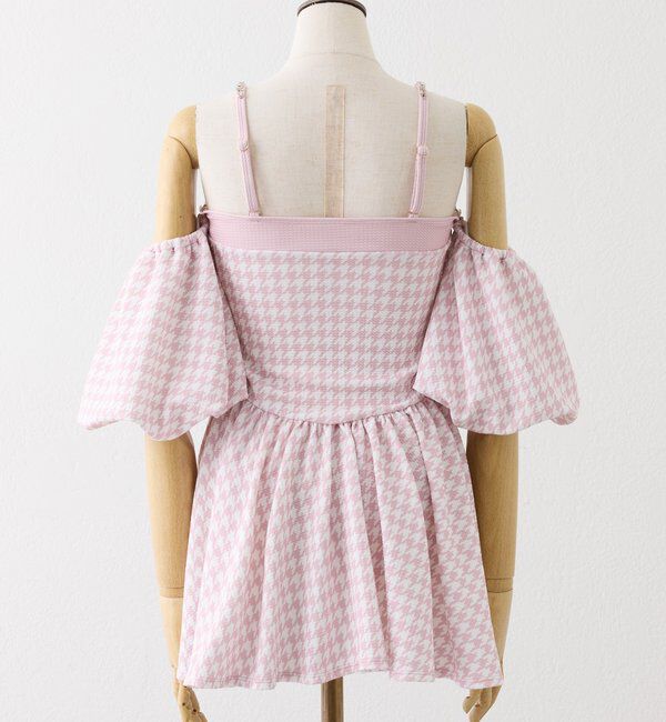  「swimwear/オフショルミニワンピース（2点セット)」|その他|