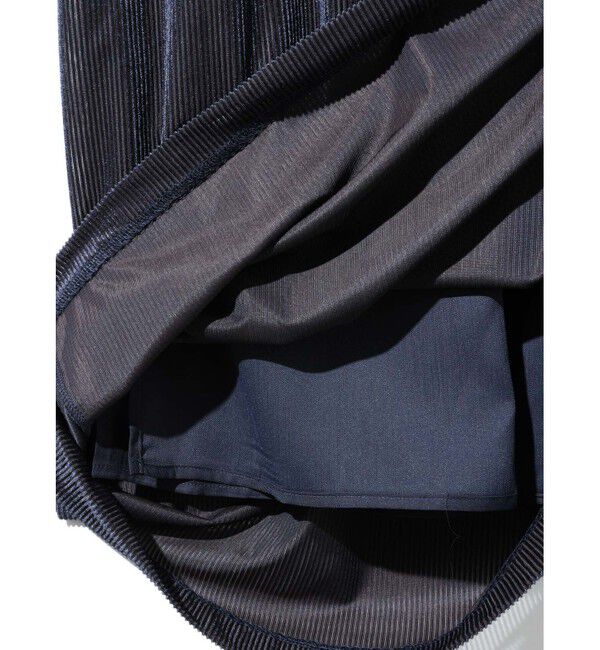 MIDIUMISOLID「MIDIUMISOLID for Ladies シアーベロアリブスカート」|スカート|