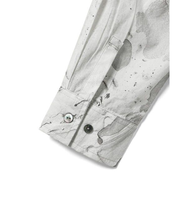 mizuiro ind「mizuiro ind マーブルプリントチュニックワンピース」|ワンピース|