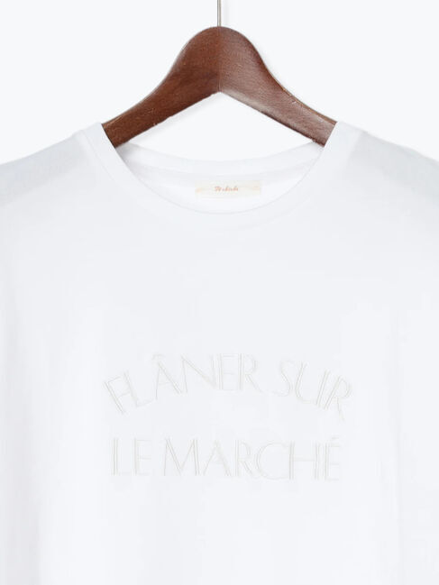 Te chichi「エンブロイダリーロゴロンT」|Tシャツ・カットソー|