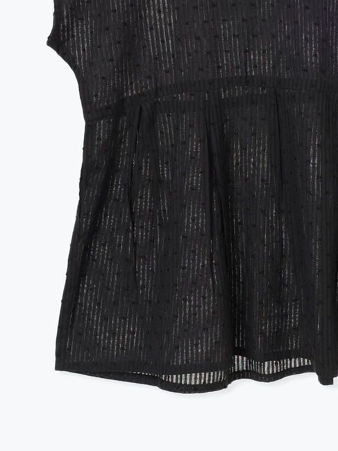 Lugnoncure「【INDIA made】ドットストライプブラウス」|シャツ・ブラウス|