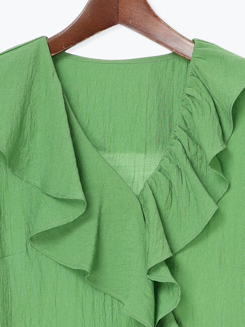 Te chichi「ラッフルフリルアシメブラウス《2025summer catalog item》」|シャツ・ブラウス|