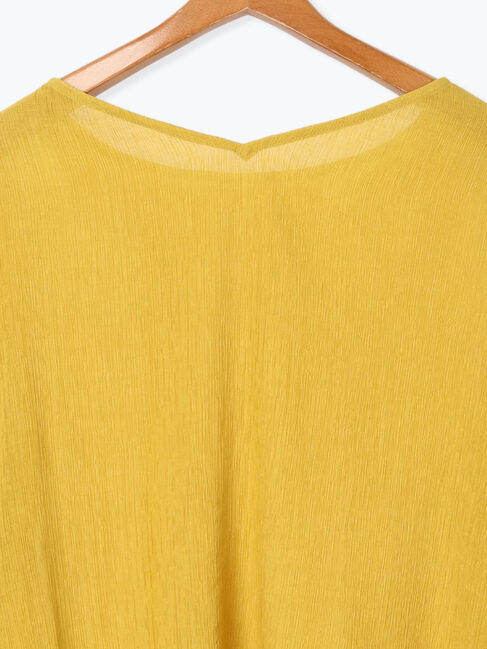 Lugnoncure「楊柳袖シャーリングブラウス」|シャツ・ブラウス|