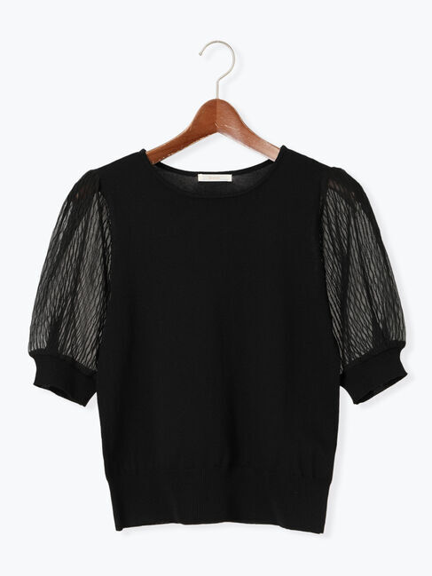 Te chichi「ウェーブシアースリーブニットプルオーバー」|ニット・セーター|