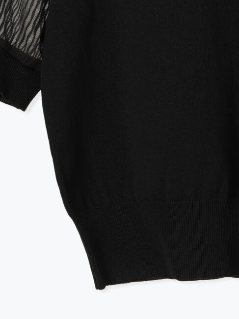 Te chichi「ウェーブシアースリーブニットプルオーバー」|ニット・セーター|