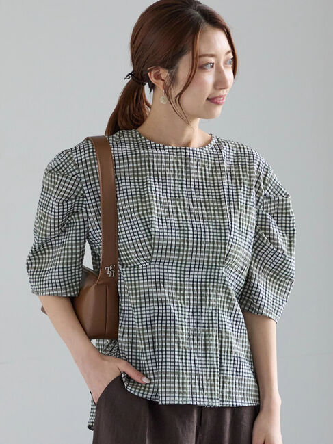Te chichi「サッカーチェックブラウス」|シャツ・ブラウス|
