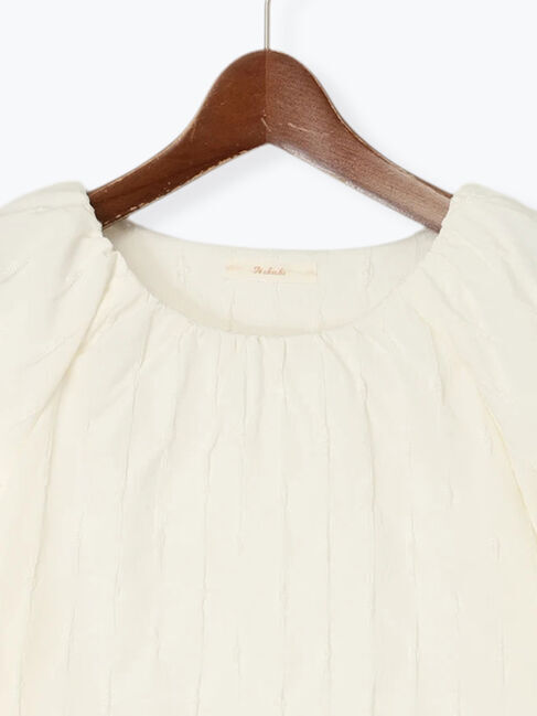 Te chichi「ジャガードバルーンスリーブブラウス」|シャツ・ブラウス|