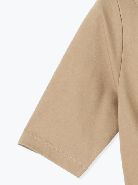 Te chichi「アシメネックハーフスリーブトップス」|Tシャツ・カットソー|