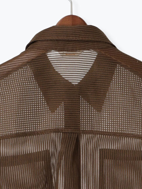 Te chichi「シアーコードストライプシャツジャケット」|その他|