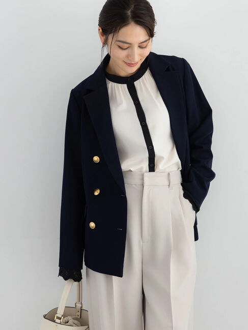 Te chichi「【セレモニーアイテム】テーラードWブレストジャケット（セットアップ可）」|その他|