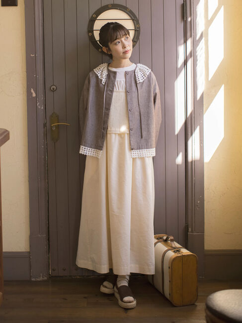 Samansa Mos2「【ゆべし&times;Samansa Mos2】インナー付キャミワンピース」|ワンピース|