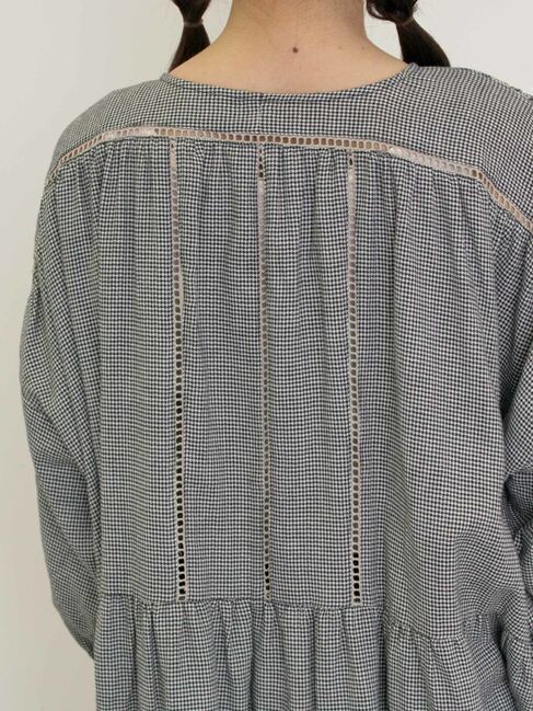 Samansa Mos2「はしごレースふんわりチュニック」|シャツ・ブラウス|