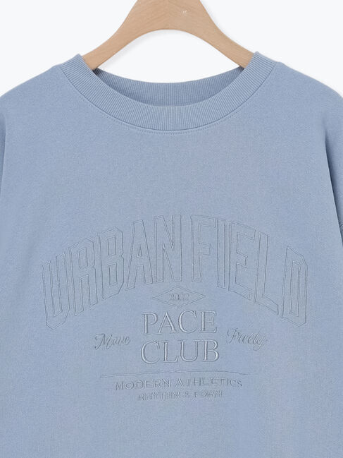 Samansa Mos2「裏起毛ロゴ刺繍スウェット」|Tシャツ・カットソー|