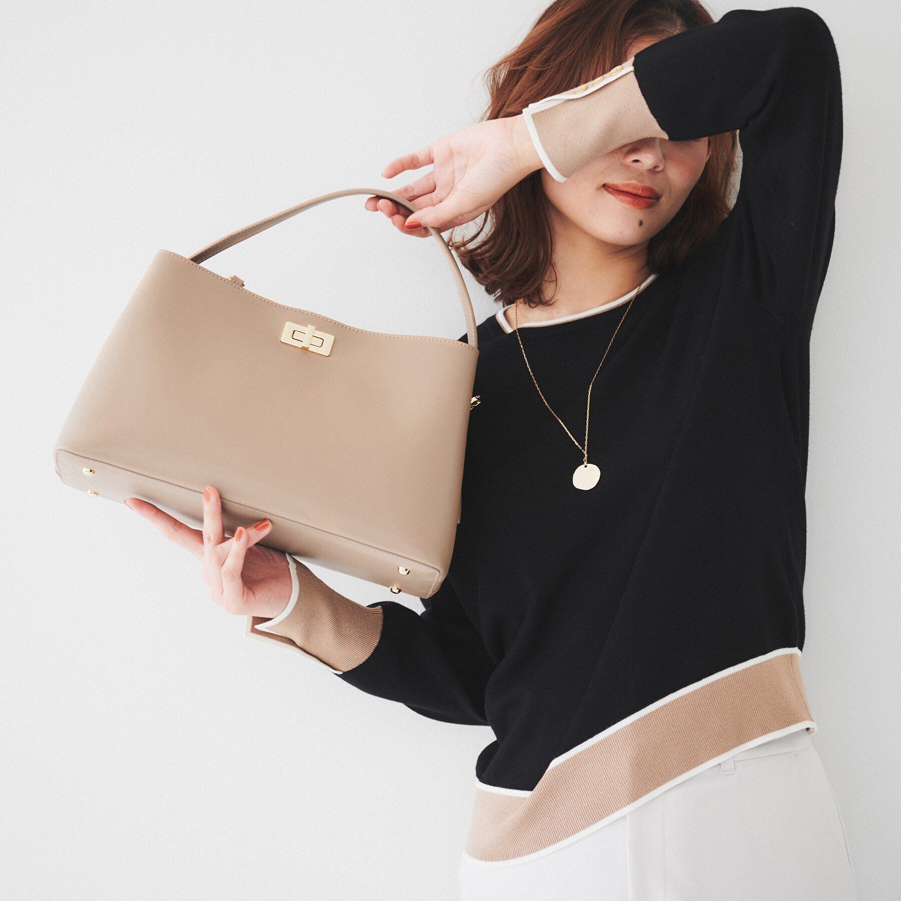 UNTITLED「【セレモニーにもおすすめ】エアリータペーズショルダー」|ショルダー・メッセンジャー|