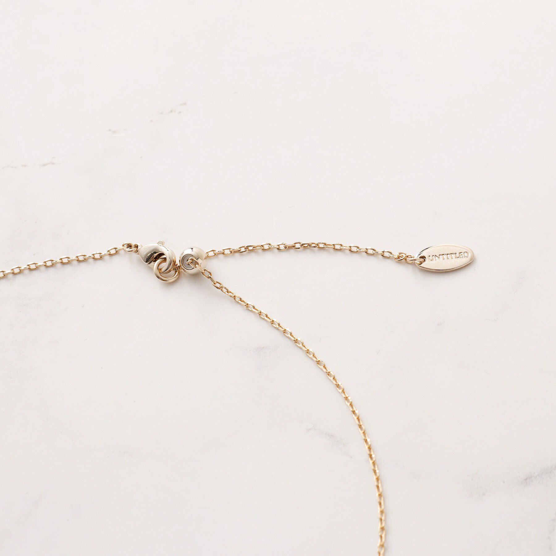 UNTITLED「デュアルトップペンダント」|ネックレス|