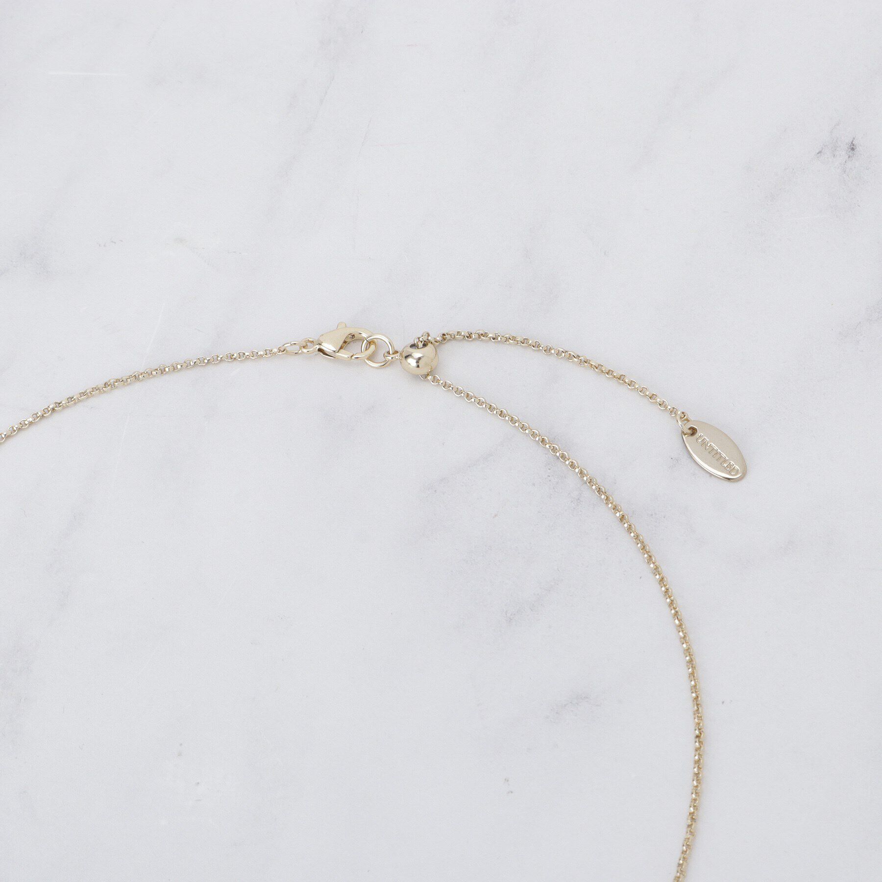 UNTITLED「フープトップネックレス」|ネックレス|