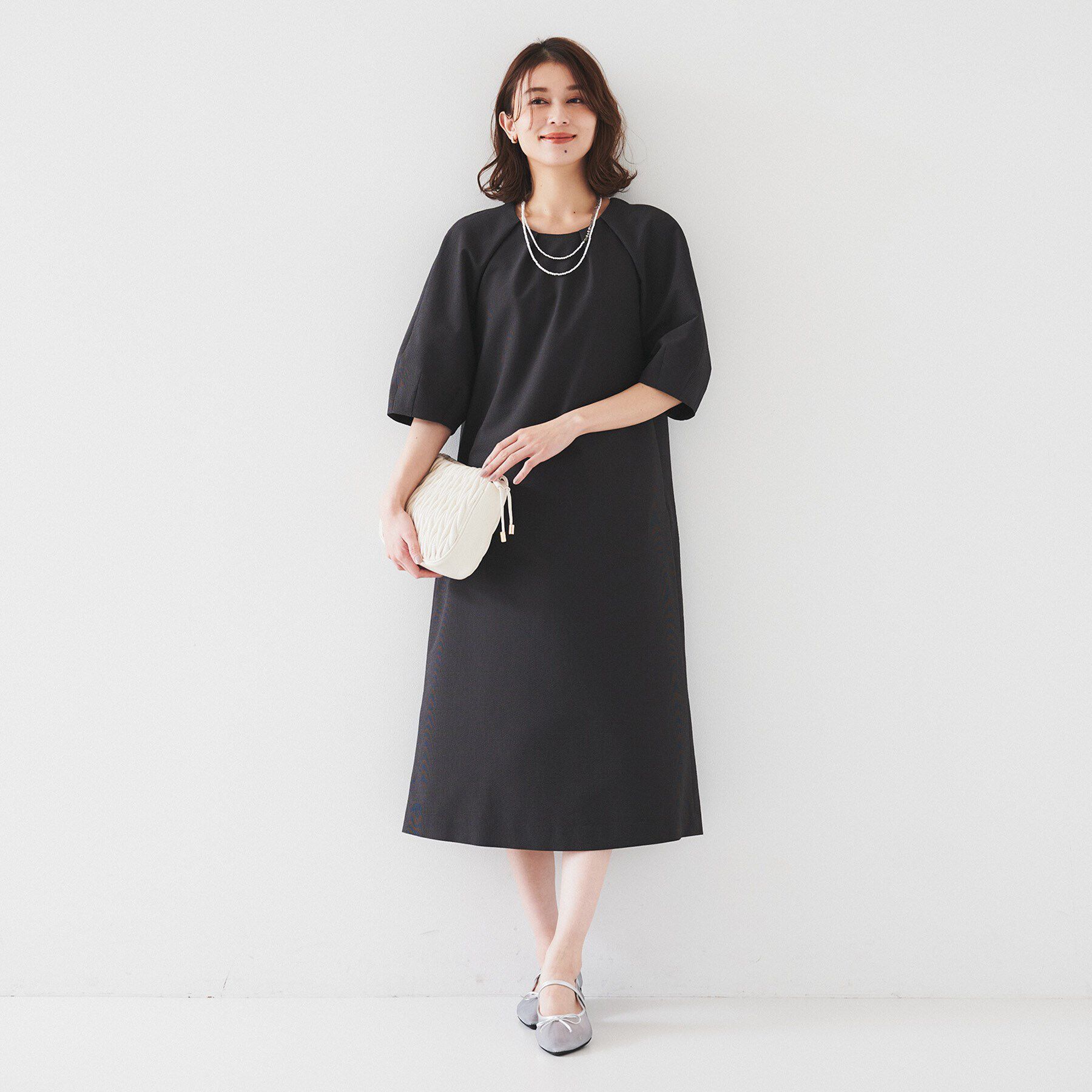 UNTITLED「【ストレッチ/ポケットあり】サッカーワンピース」|ワンピース|