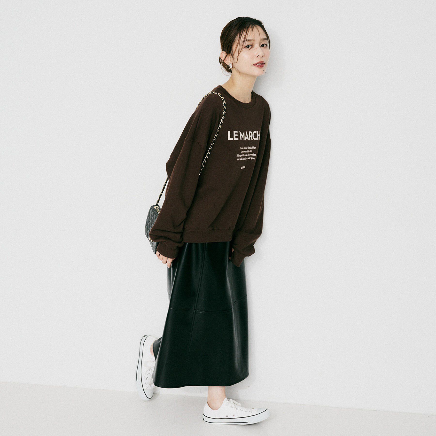 UNTITLED「【MARILYN MOON】レザー調スカート」|スカート|