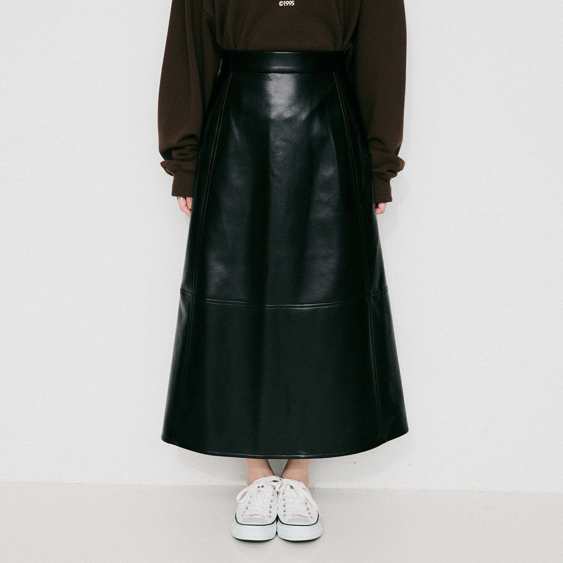 UNTITLED「【MARILYN MOON】レザー調スカート」|スカート|