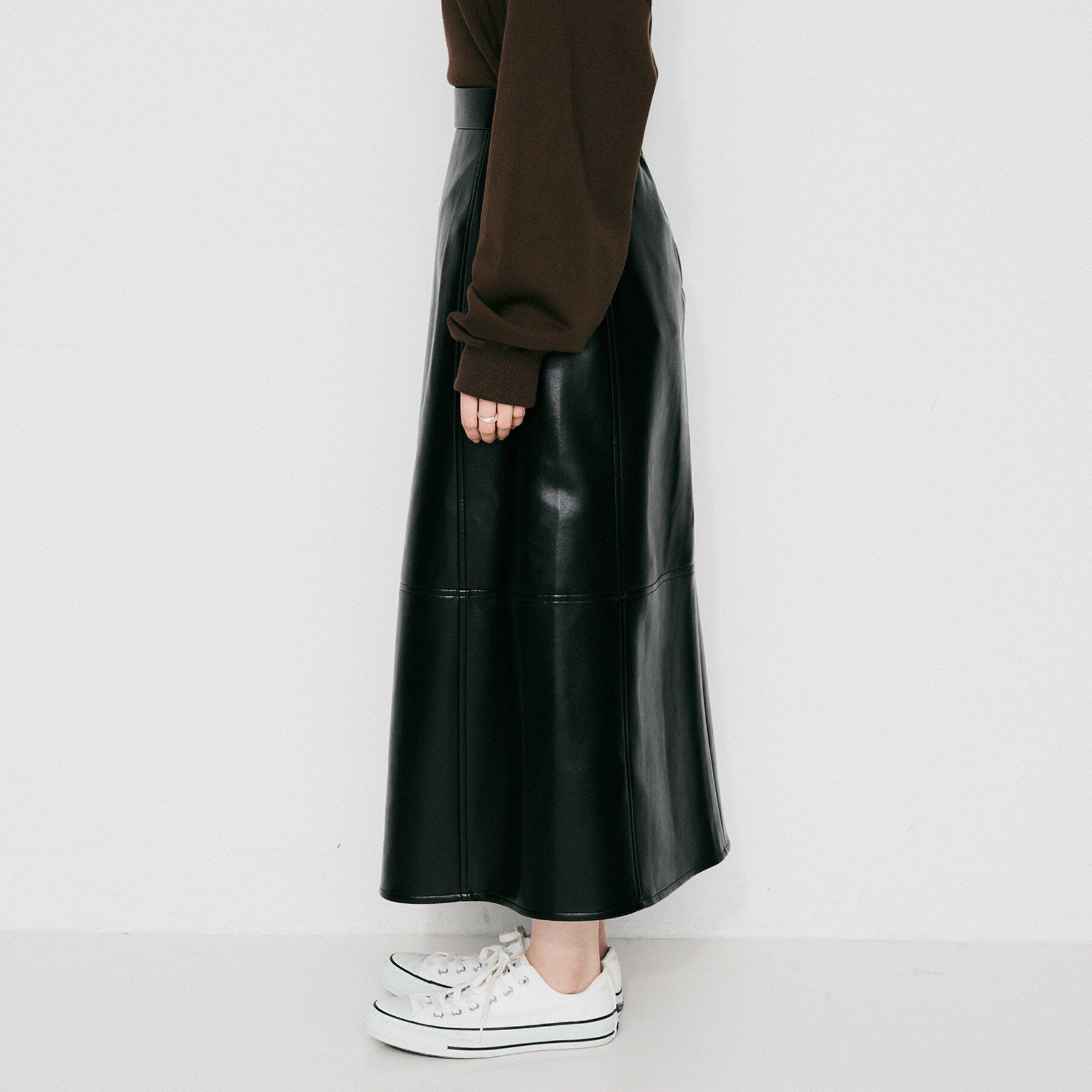 UNTITLED「【MARILYN MOON】レザー調スカート」|スカート|