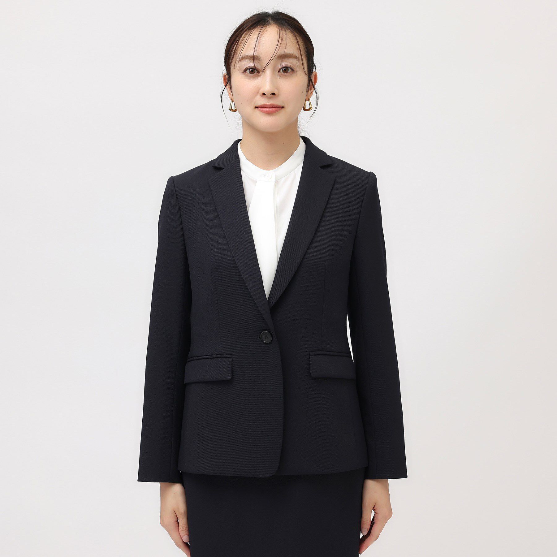 UNTITLED「【通勤スーツ／入卒／セレモニー】ウーステッドカルゼ テーラードジャケット」|テーラードジャケット|