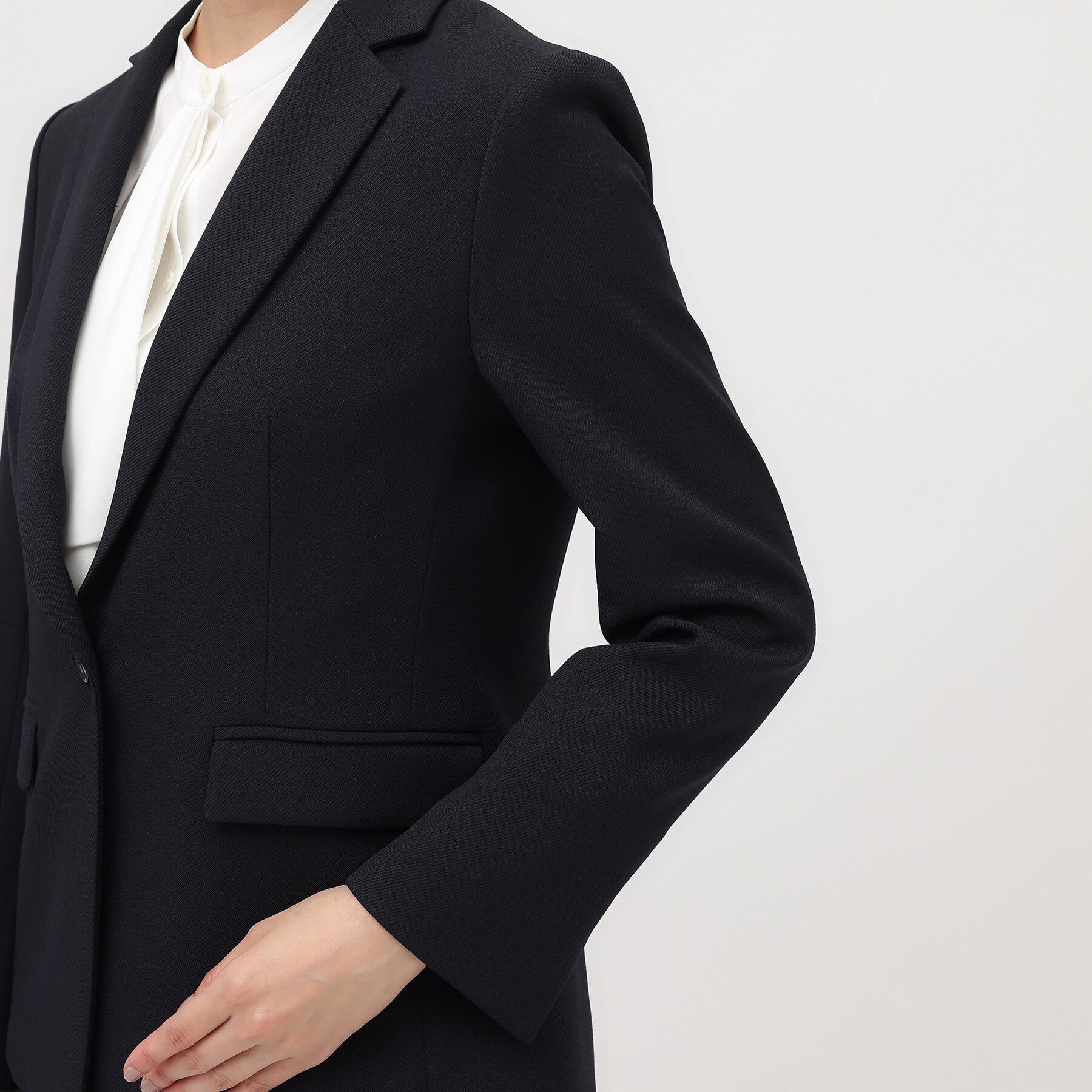 UNTITLED「【通勤スーツ／入卒／セレモニー】ウーステッドカルゼ テーラードジャケット」|テーラードジャケット|