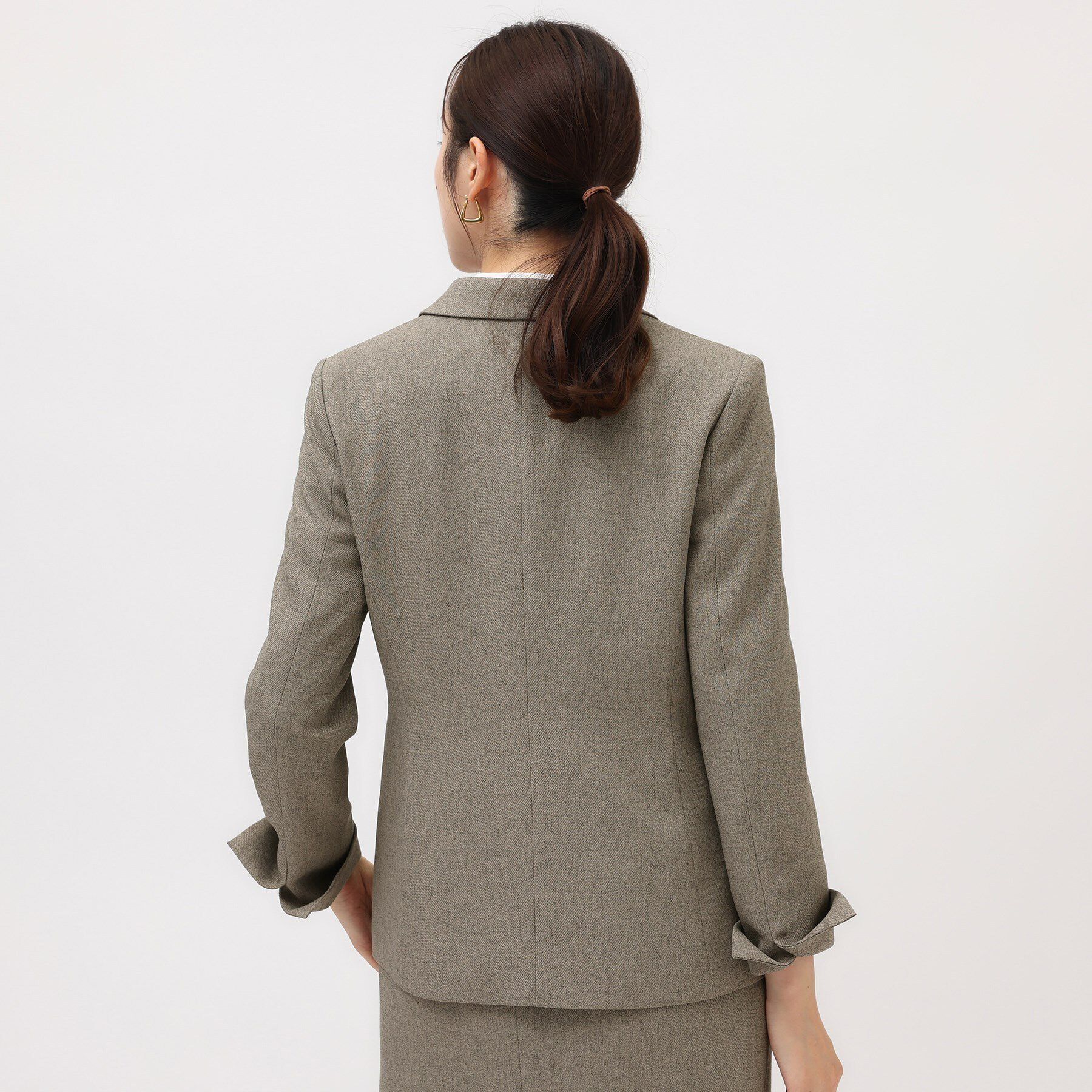 UNTITLED「【通勤スーツ／入卒／セレモニー】ウーステッドカルゼ テーラードジャケット」|テーラードジャケット|