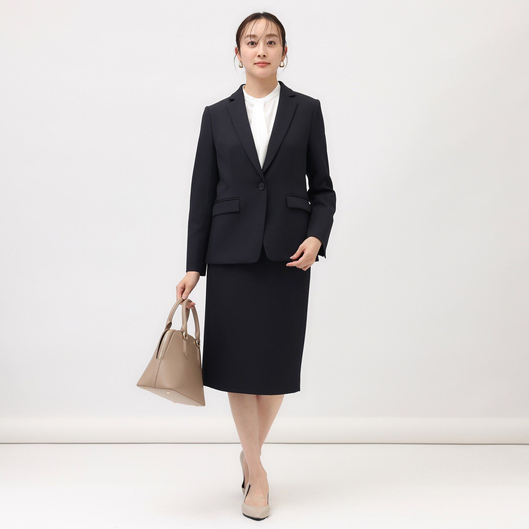 UNTITLED「【通勤スーツ／入卒／セレモニー】ウーステッドカルゼ テーラードジャケット」|テーラードジャケット|