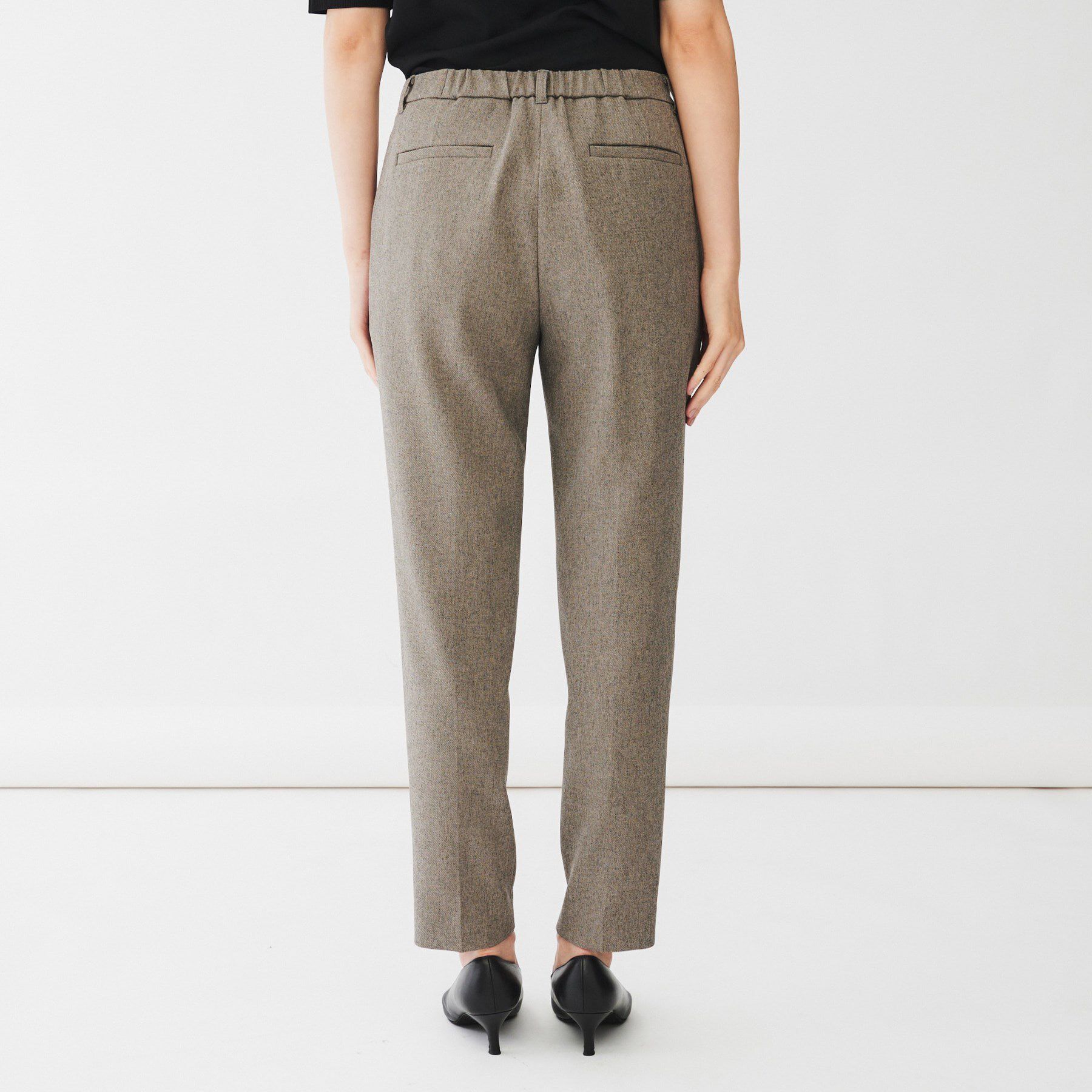 UNTITLED「【通勤スーツ／入卒／セレモニー】ウーステッドカルゼ テーパードパンツ」|その他|