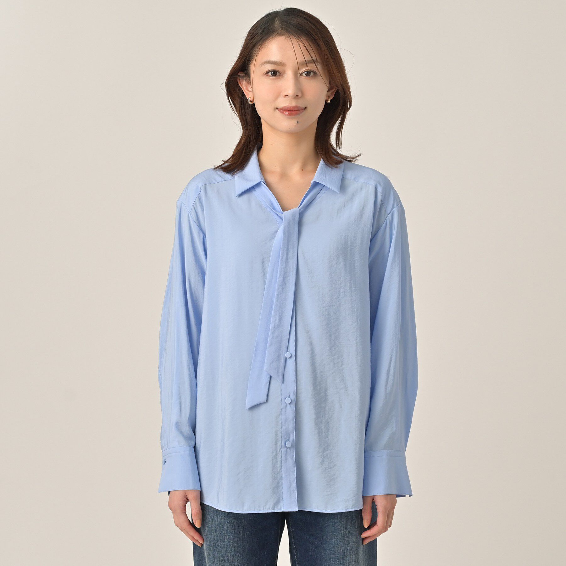 UNTITLED「リラックスボウタイブラウス」|シャツ・ブラウス|