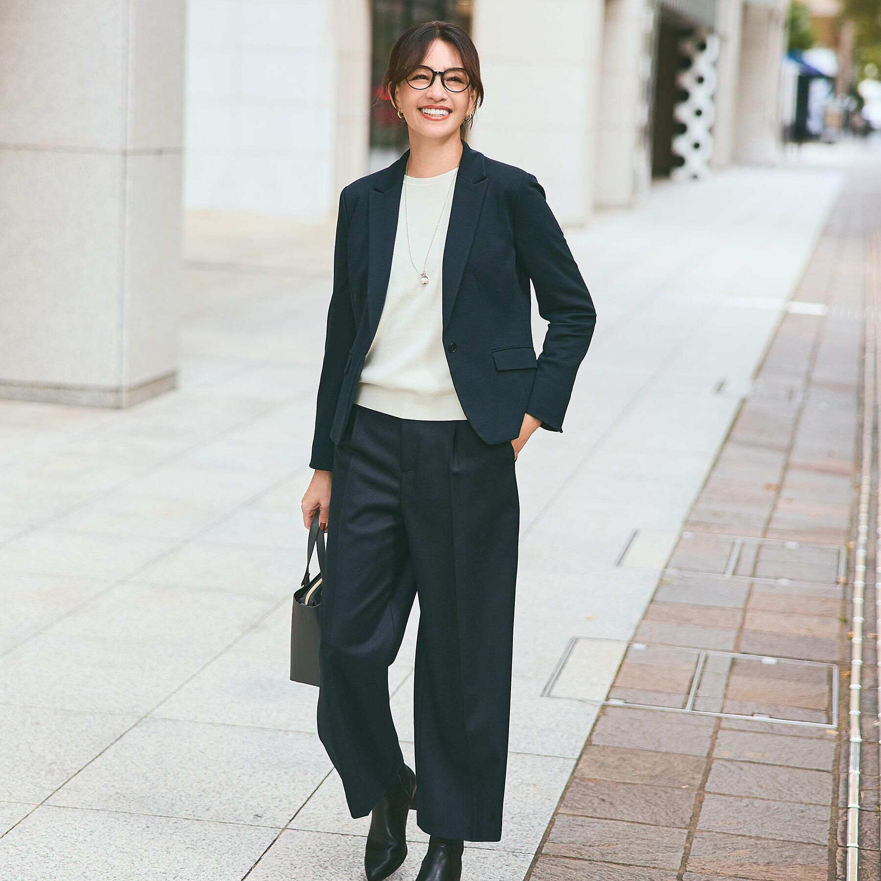 Reflect「【腰周りすっきり◎】ワイドクロップドパンツ」|その他|