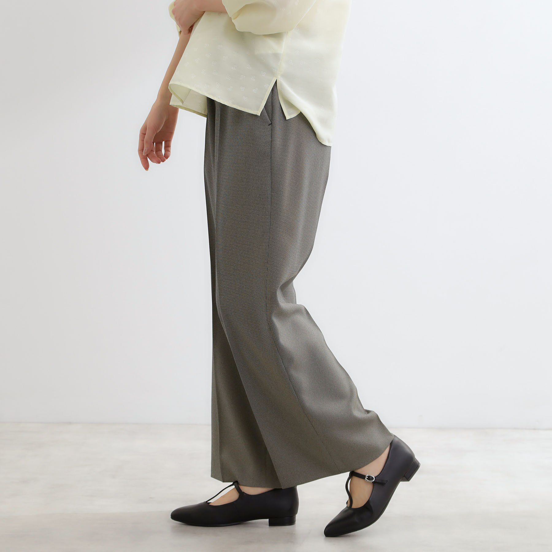 Reflect「【ウエスト総ゴム】チェック柄イージーワイドパンツ」|その他|