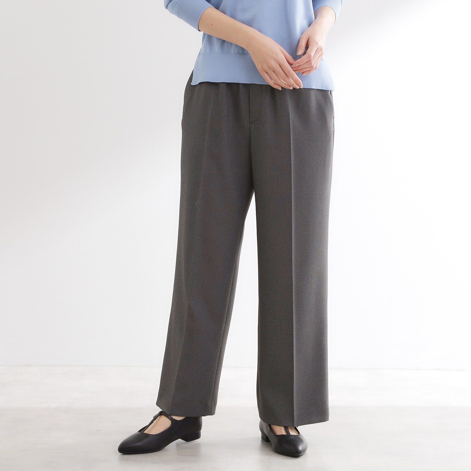 Reflect「【ウエスト総ゴム】チェック柄イージーワイドパンツ」|その他|