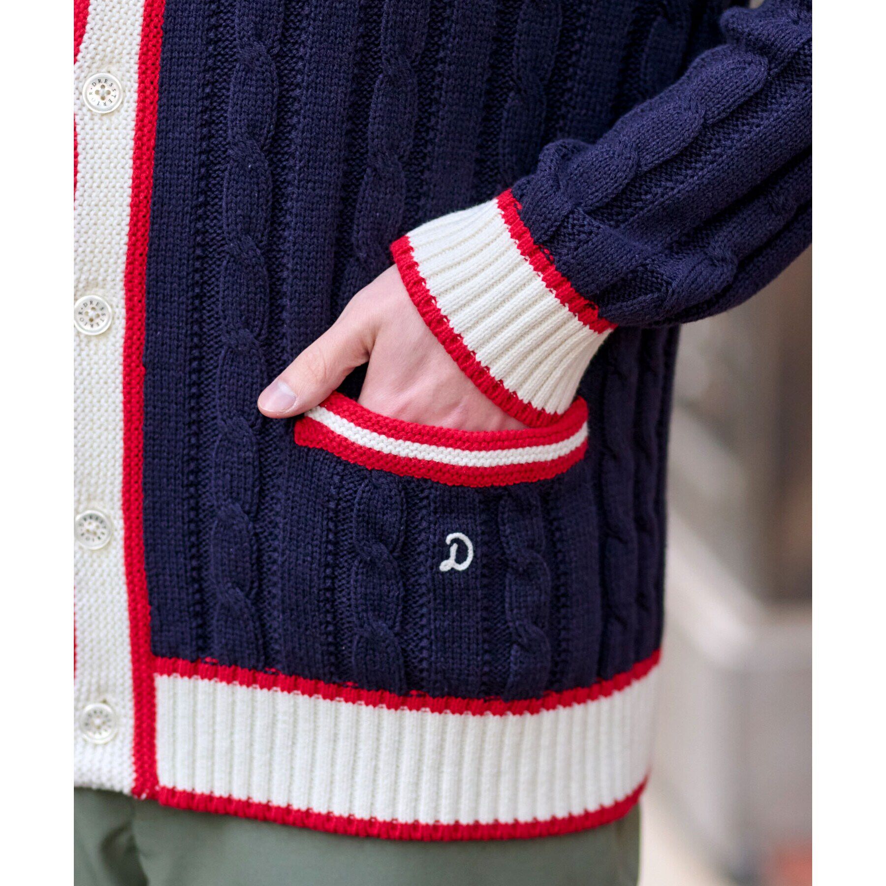 DRESSTERIOR「スプリングチルデン ニットロンドンカーディガン」|カーディガン|