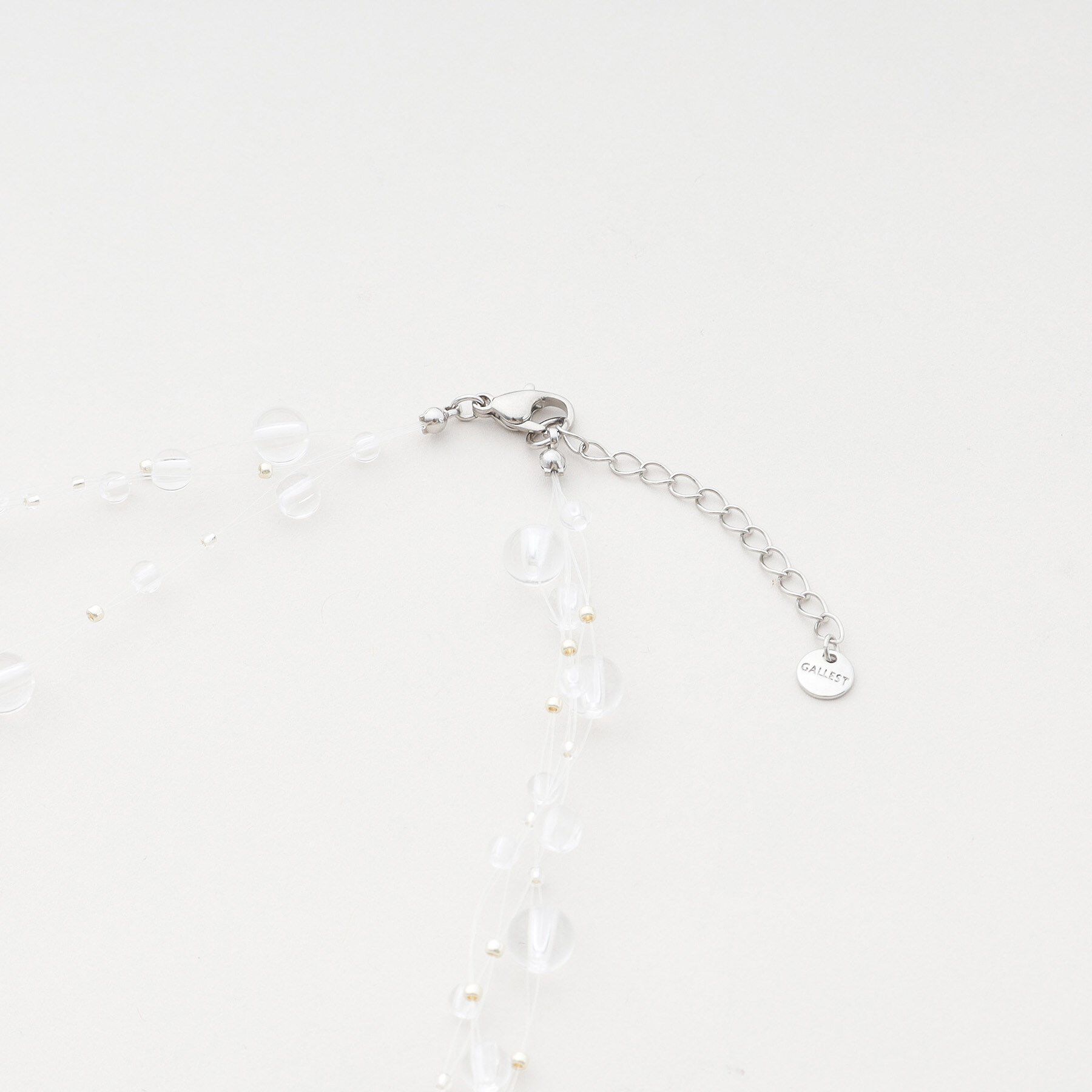 GALLEST「クリアビーズネックレス」|ネックレス|