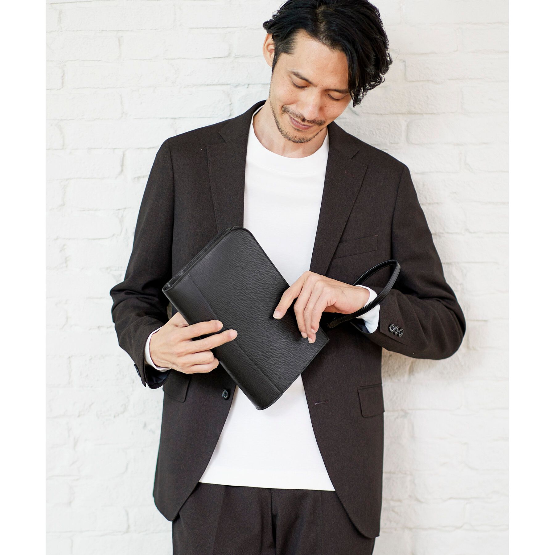 TAKEO KIKUCHI「【撥水】ライトウェイト クラッチバッグ」|クラッチバッグ|