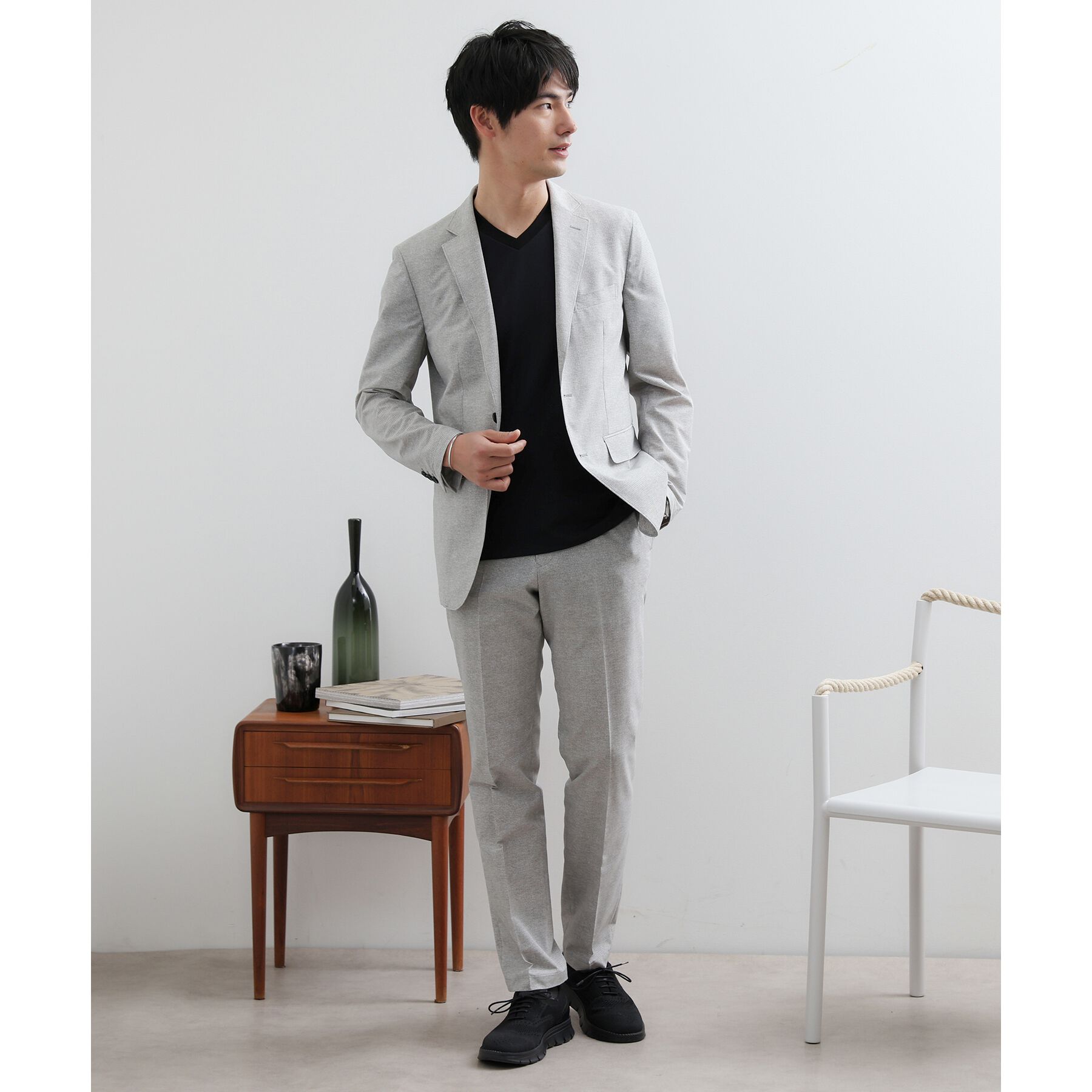 TAKEO KIKUCHI「【抗菌防臭】COOL DOTS（R）ドビープリント パンツ」|その他|