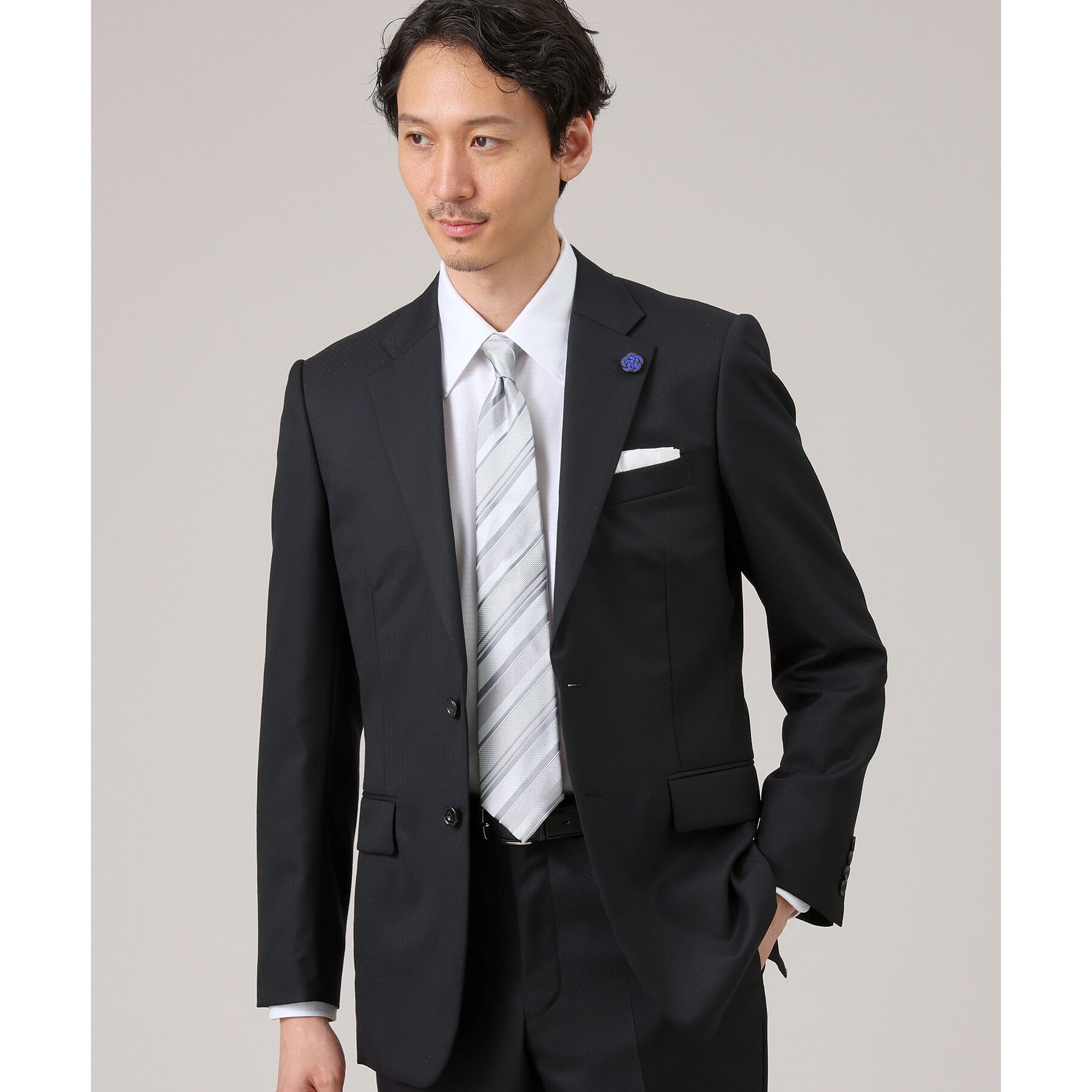 TAKEO KIKUCHI「【ベストセラー/日本製】シャドーストライプ シルクネクタイ」|ネクタイ・蝶ネクタイ|