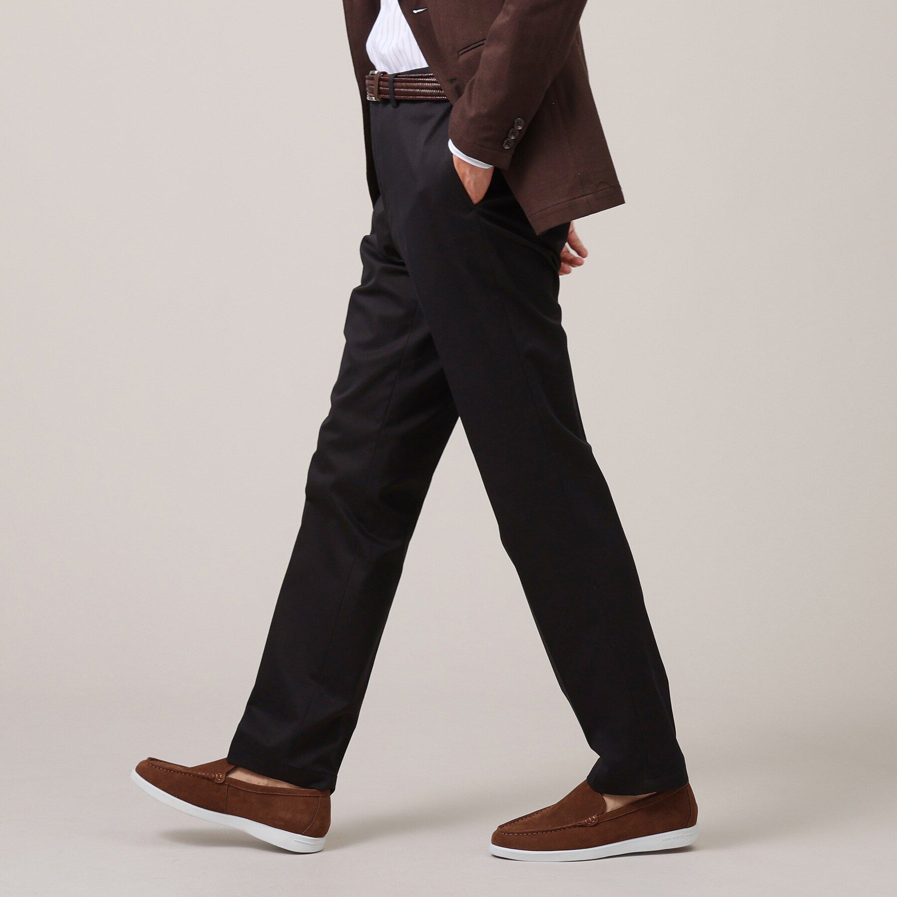 TAKEO KIKUCHI「【オフィスカジュアル対応】ドレス チノパンツ」|その他|ブラック(019)